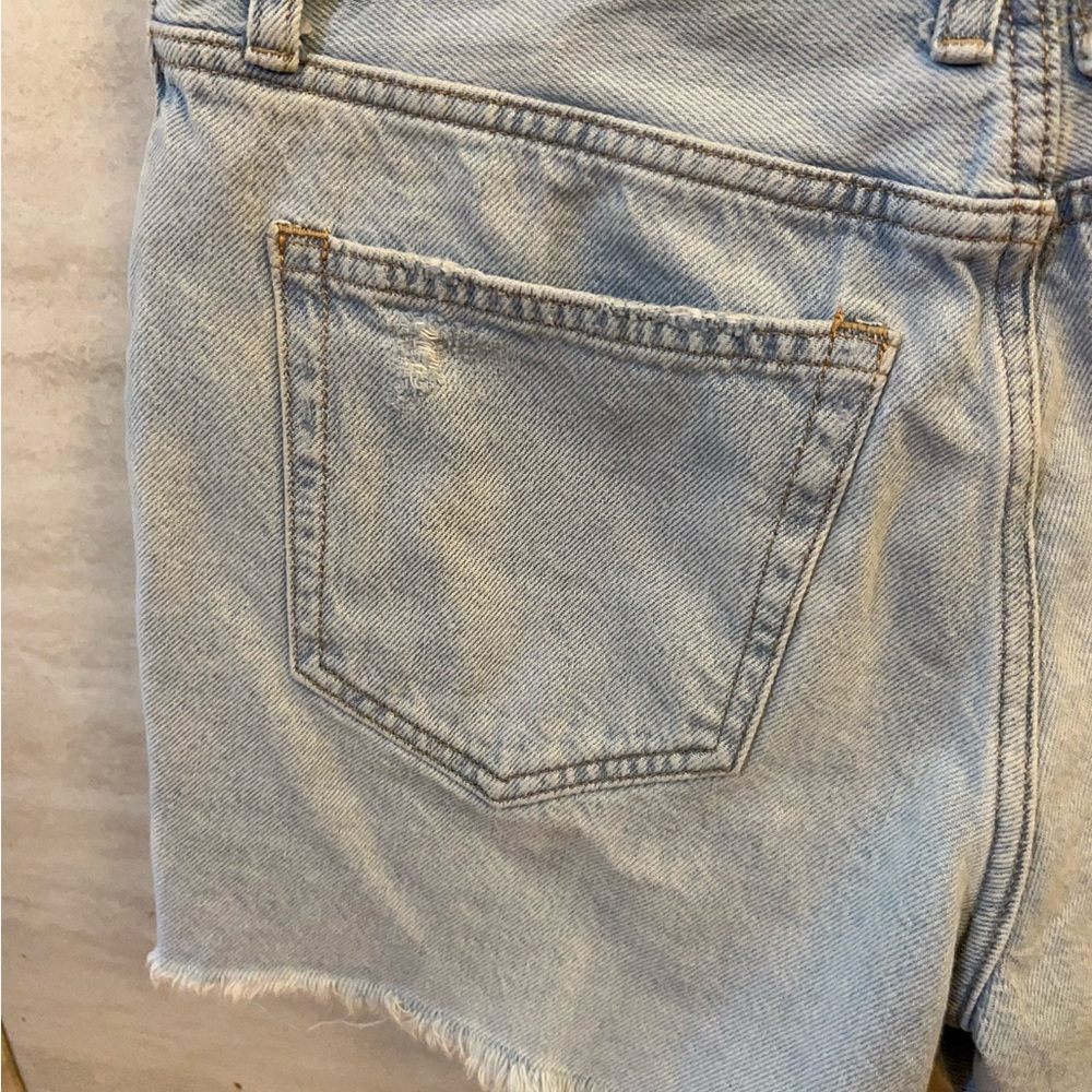 We the Free “Now Or Never” distressed denim shorts by Free People - Picture 10 of 15
